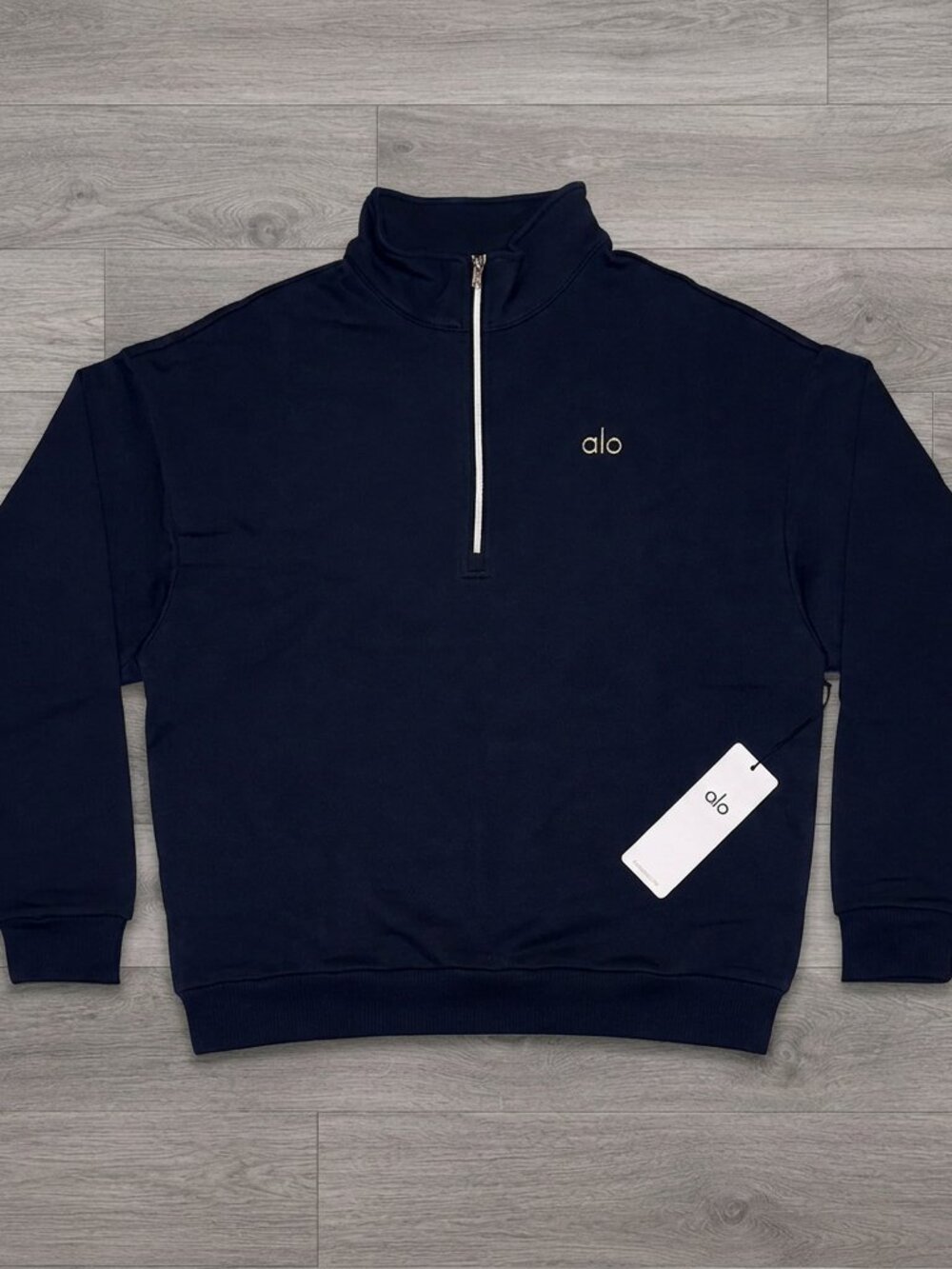 Alo Accolade Crewneck Sweatshirt Navy